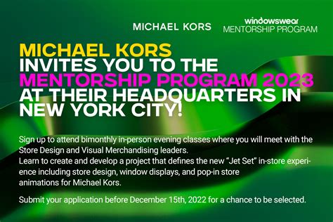 michael kors new york summer internship|Michael Kors health insurance.